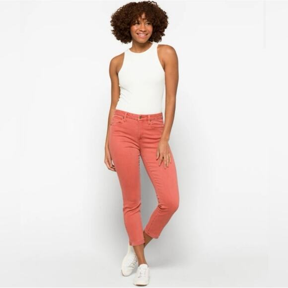 Pistola Drea Slim Straight Stretch High-Rise Jean 33 - Red Rock - Picture 2 of 12